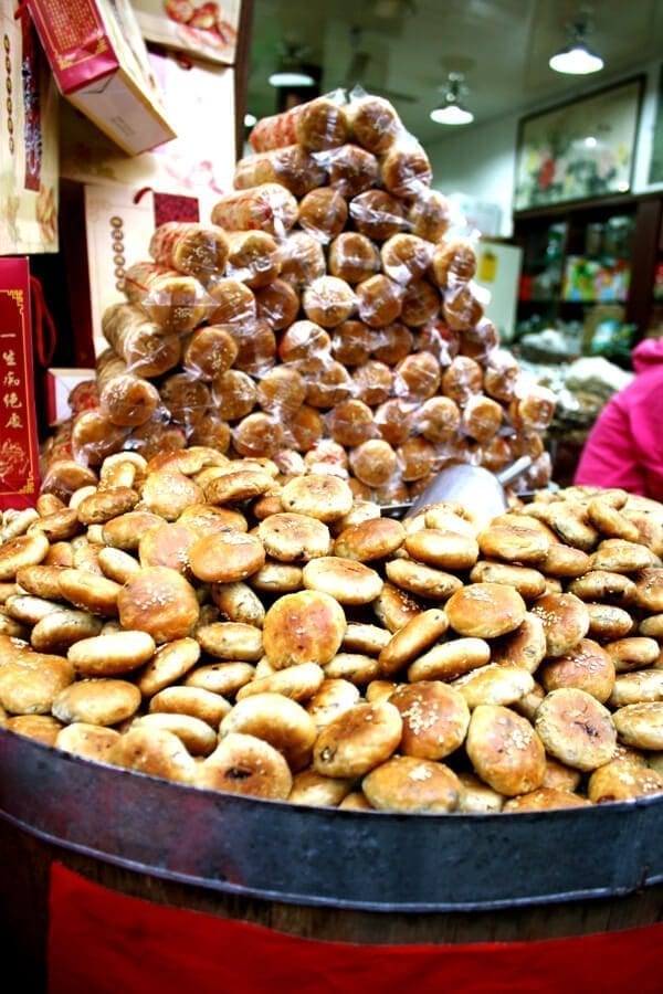 tunxi ancient street shaobing
