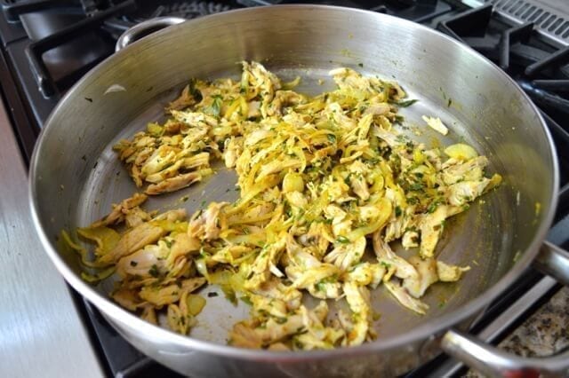 curry chicken phyllo