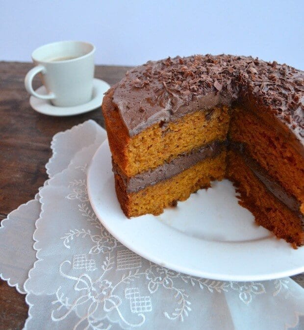 pumpkin mexican chocolate cake