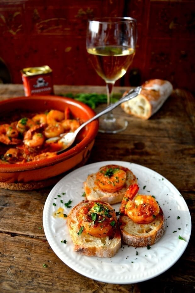 A Trio of Pinchos - Basque Country Favorites - garlicky shrimp Pincho, by bmeteor.aiodimecu.cf