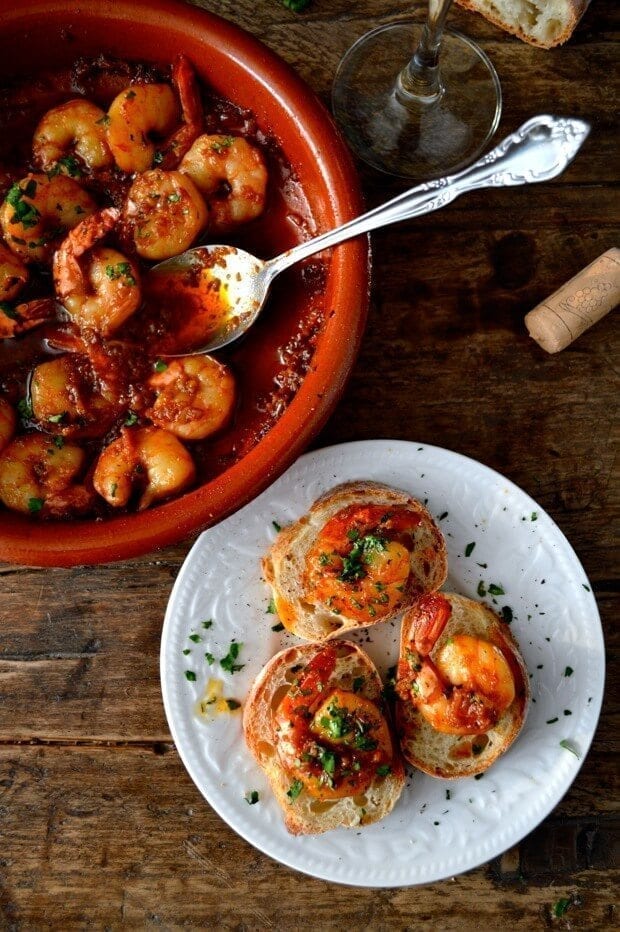 A Trio of Pinchos - Basque Country Favorites - garlicky shrimp Pincho, by bmeteor.aiodimecu.cf