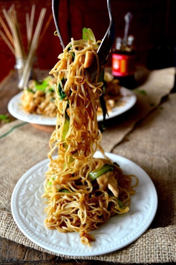 Chicken Pan-Fried Noodles (Gai See Chow Mein) by bmeteor.aiodimecu.cf