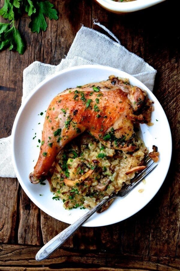 Roast Chicken on Wild Mushroom Sticky Rice "Risotto" by bmeteor.aiodimecu.cf