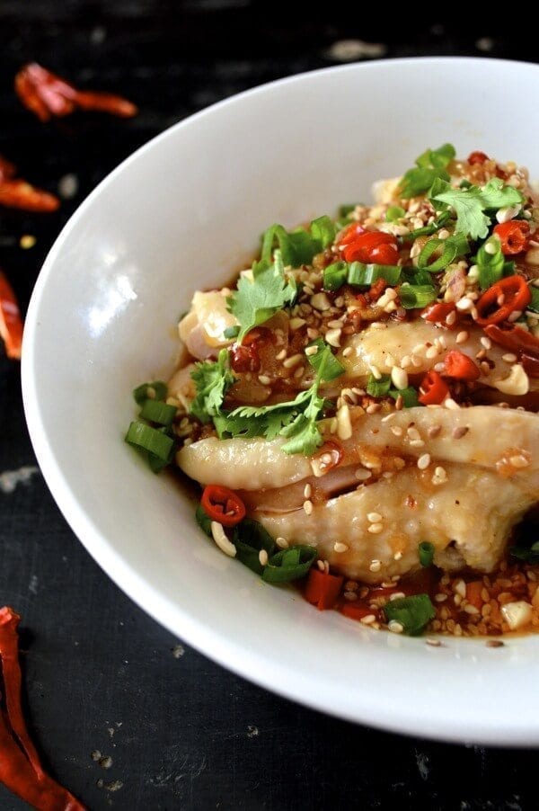 Drool-worthy Sichuan Chicken in Chili Oil Sauce (Kou Shui Ji)