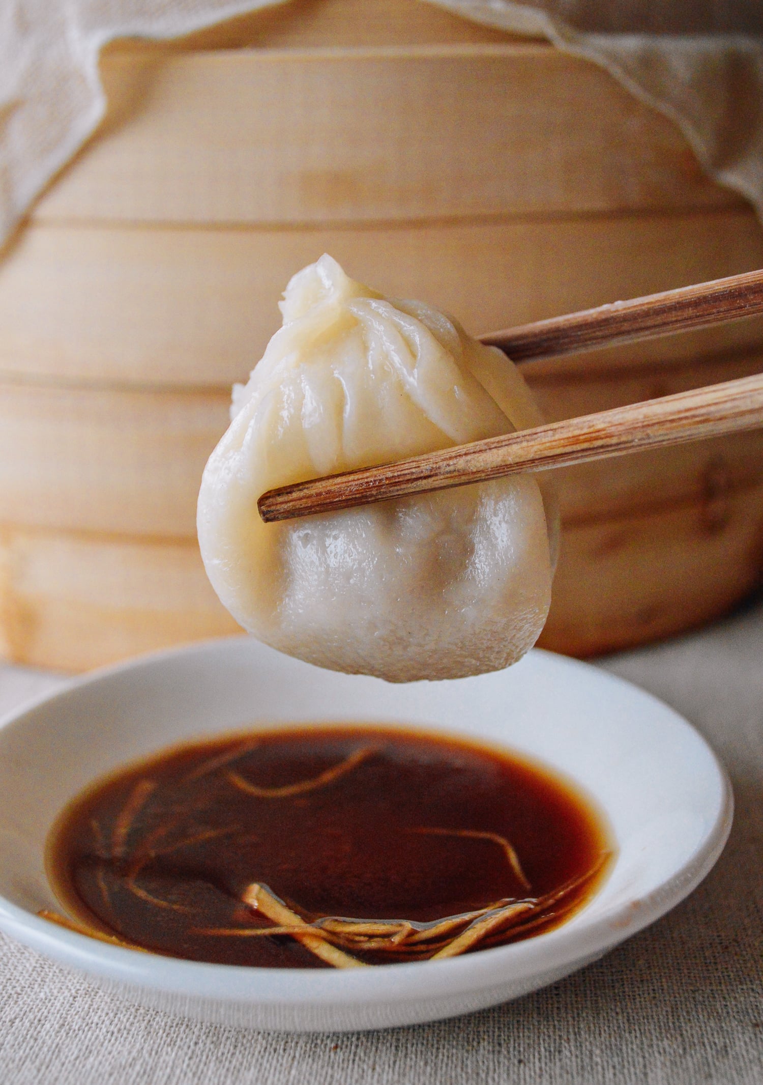 Chinese soup dumpling AKA xiaolongbao and vinegar, by bmeteor.aiodimecu.cf