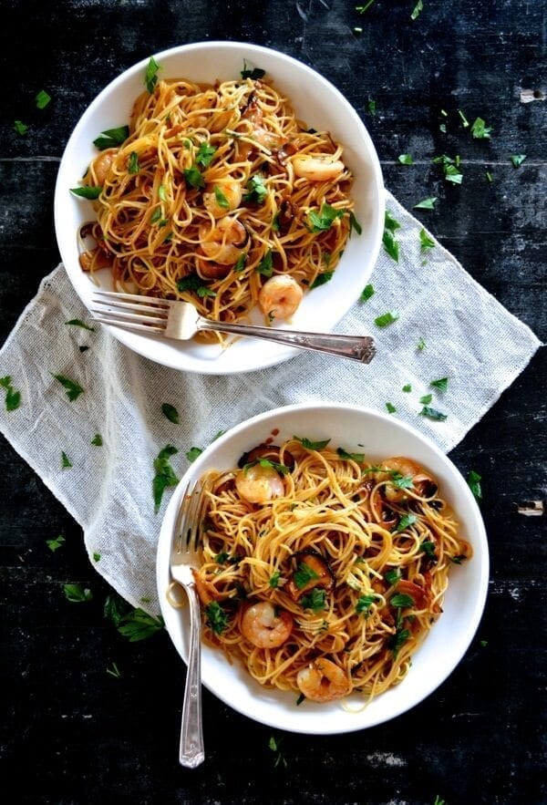 Soy Sauce Butter Pasta with Shrimp and Shiitakes by bmeteor.aiodimecu.cf