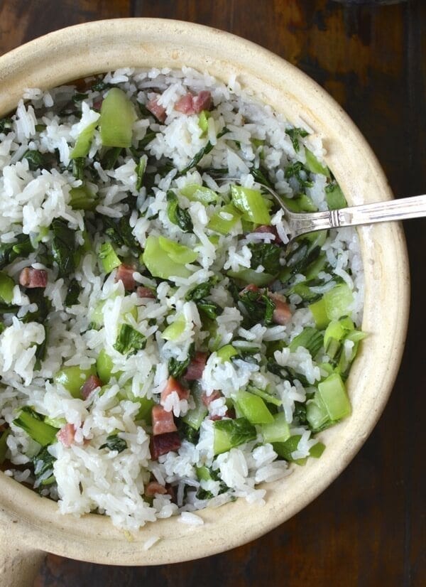 Shanghai Cai Fan (Rice with Salted Pork and Greens), by bmeteor.aiodimecu.cf