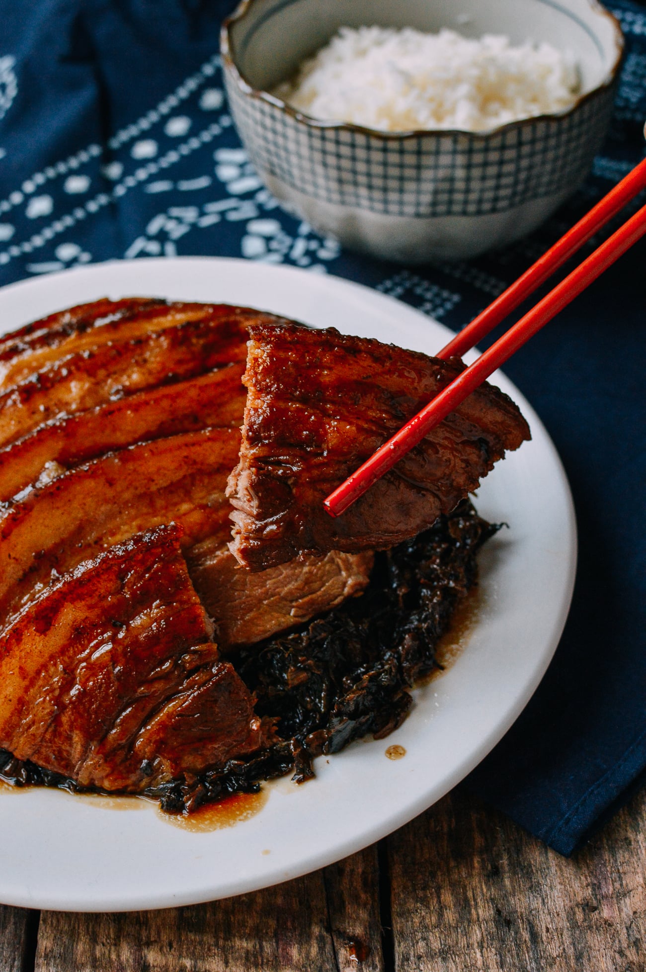 Mei Cai Kou Rou or Moy Choy Kau Yuk