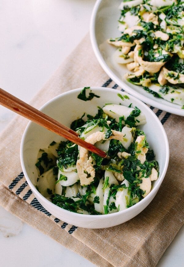 Shanghai Rice Cake Stir-fry w/ Shepherd's Purse, by bmeteor.aiodimecu.cf