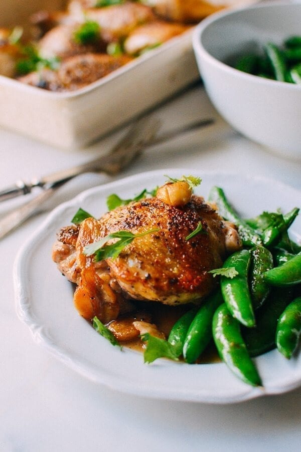 40 Garlic Chicken with an Asian Twist