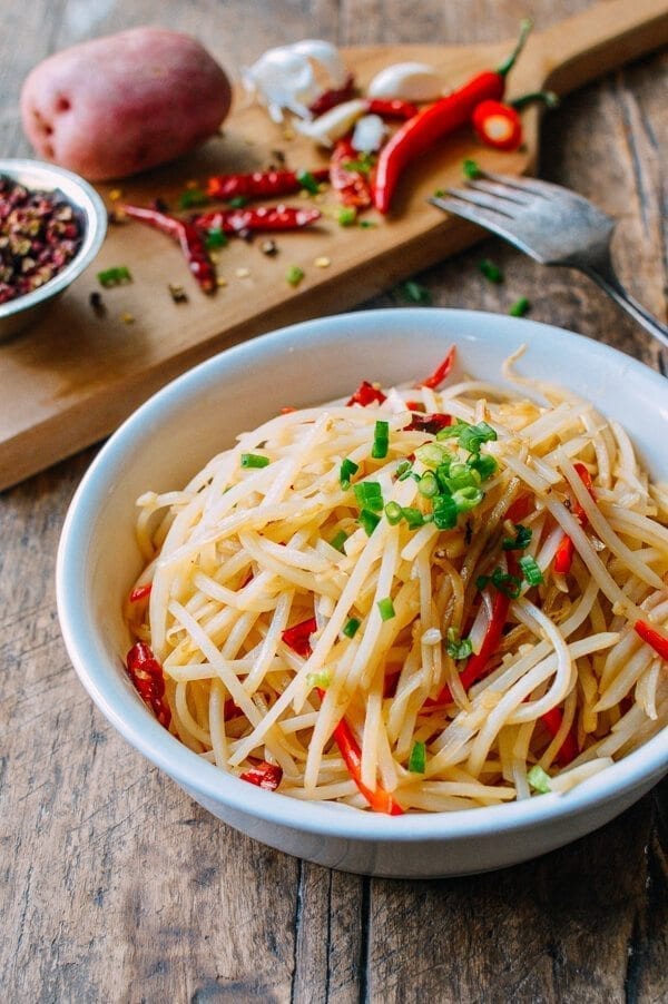 Chinese Vegan Recipes - Sichuan Stir-Fried Potatoes, by bmeteor.aiodimecu.cf