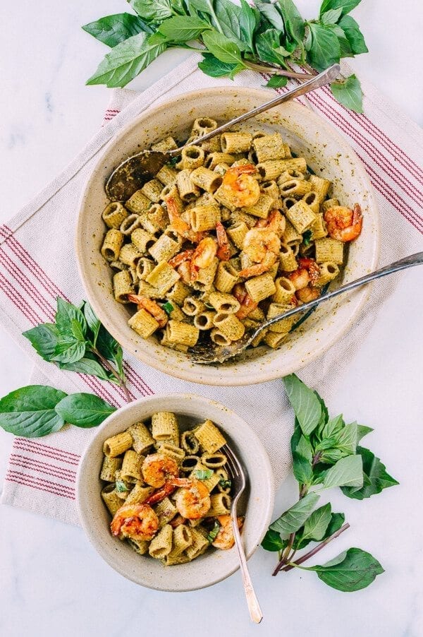 Thai Basil Pesto Pasta with Spicy Shrimp, by bmeteor.aiodimecu.cf