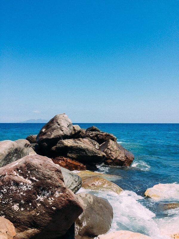 Santorini beach