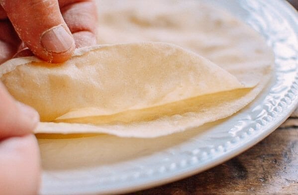 separating mandarin pancakes