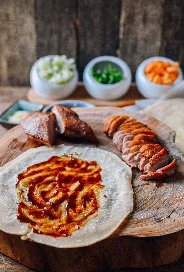Hoisin sauce on mandarin pancake, by bmeteor.aiodimecu.cf