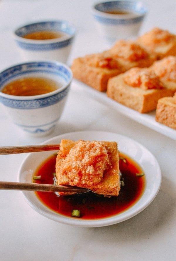 Crispy Skin Stuffed Tofu