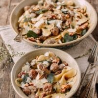 Winter Pasta with Mushrooms, Sausage Meatballs, Walnuts & Crispy Sage, by bmeteor.aiodimecu.cf