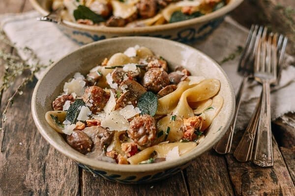 Winter Pasta with Mushrooms, Sausage Meatballs, Walnuts & Crispy Sage, by bmeteor.aiodimecu.cf