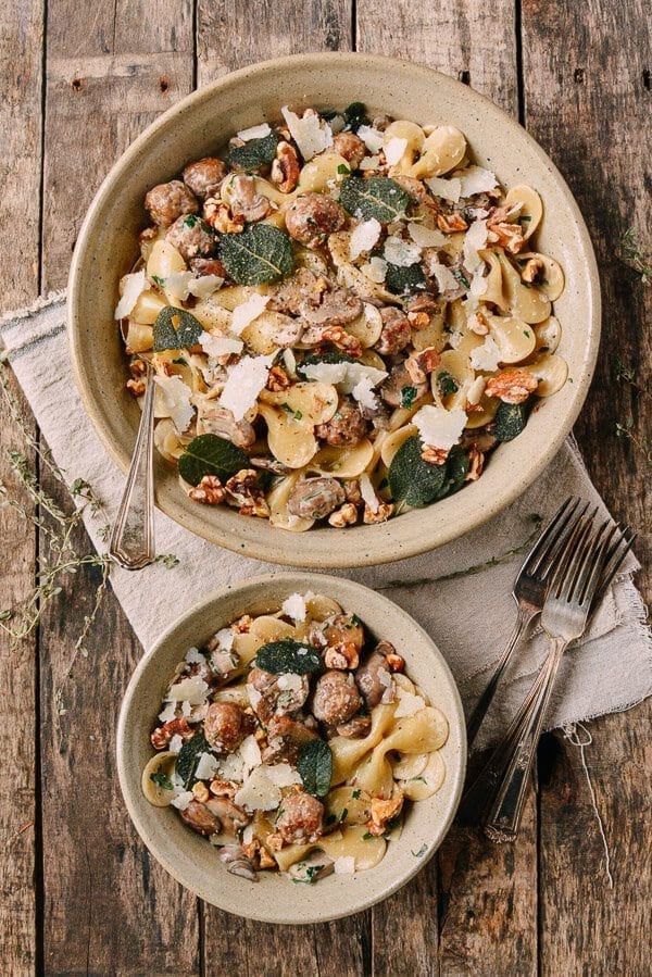 Winter Pasta with Mushrooms, Sausage Meatballs, Walnuts & Crispy Sage, by bmeteor.aiodimecu.cf
