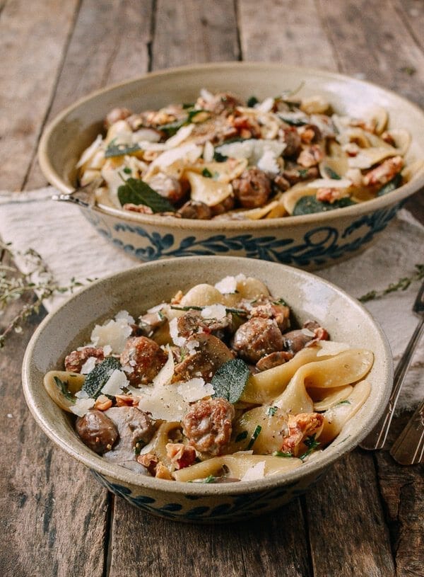 Winter Pasta with Mushrooms, Sausage Meatballs, Walnuts & Crispy Sage, by bmeteor.aiodimecu.cf
