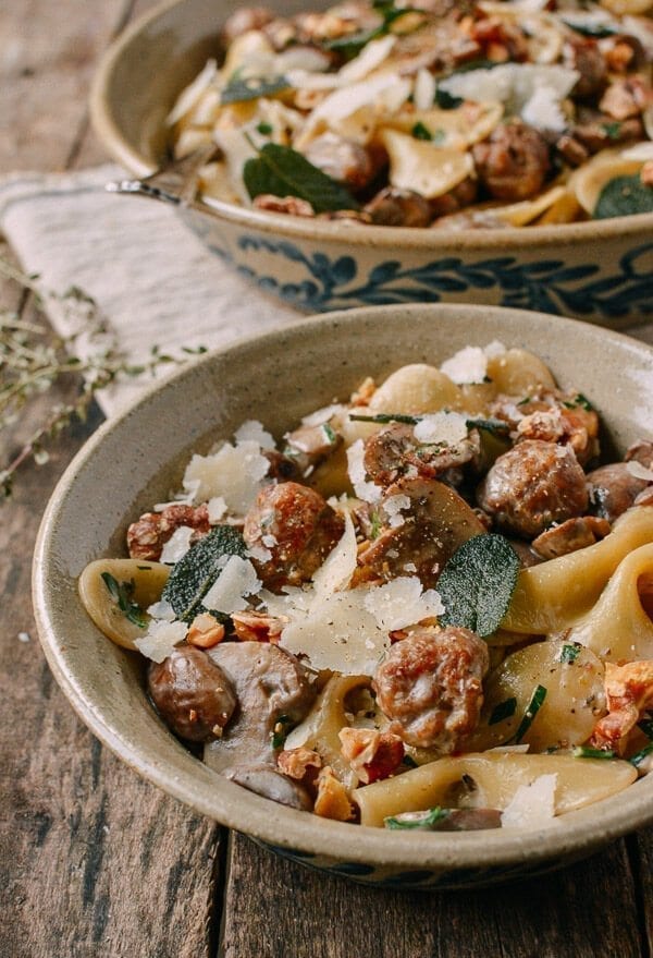 Winter Pasta with Mushrooms, Sausage Meatballs, Walnuts & Crispy Sage, by bmeteor.aiodimecu.cf