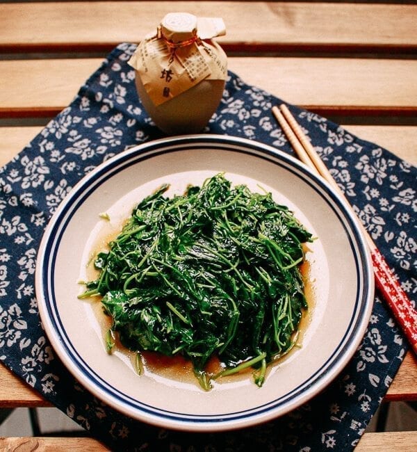 plate of Sautéed Edible Clover (Chao Tou - 炒头), by bmeteor.aiodimecu.cf