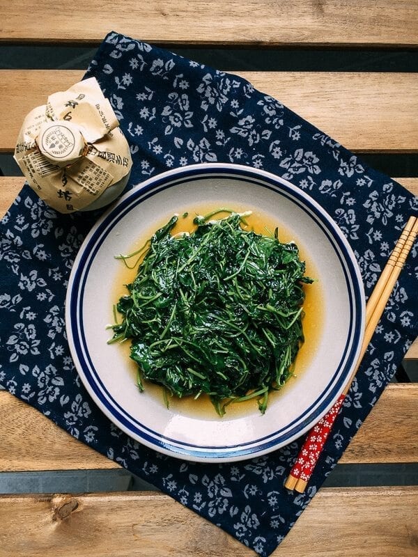 plate of Sautéed Edible Clover (Chao Tou - 炒头), by bmeteor.aiodimecu.cf