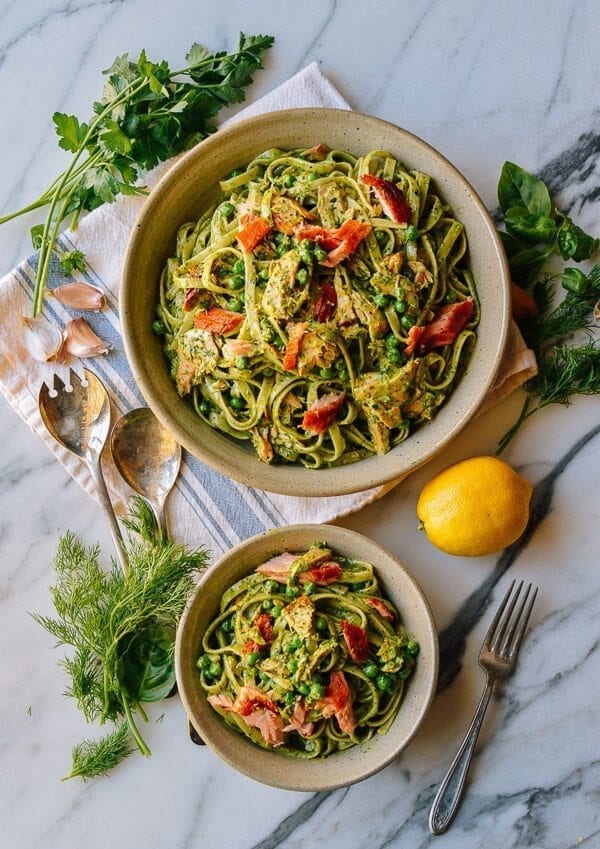 Salmon Pasta with Green Goddess Pesto, by bmeteor.aiodimecu.cf