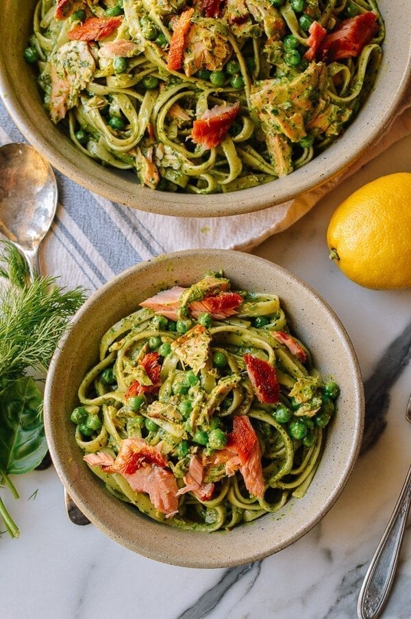 Salmon Pasta with Green Goddess Pesto, by bmeteor.aiodimecu.cf