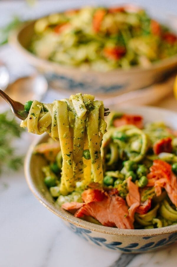 Salmon Pasta with Green Goddess Pesto, by bmeteor.aiodimecu.cf