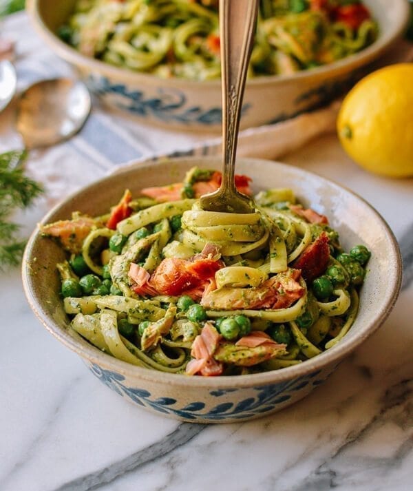 Salmon Pasta with Green Goddess Pesto, by bmeteor.aiodimecu.cf
