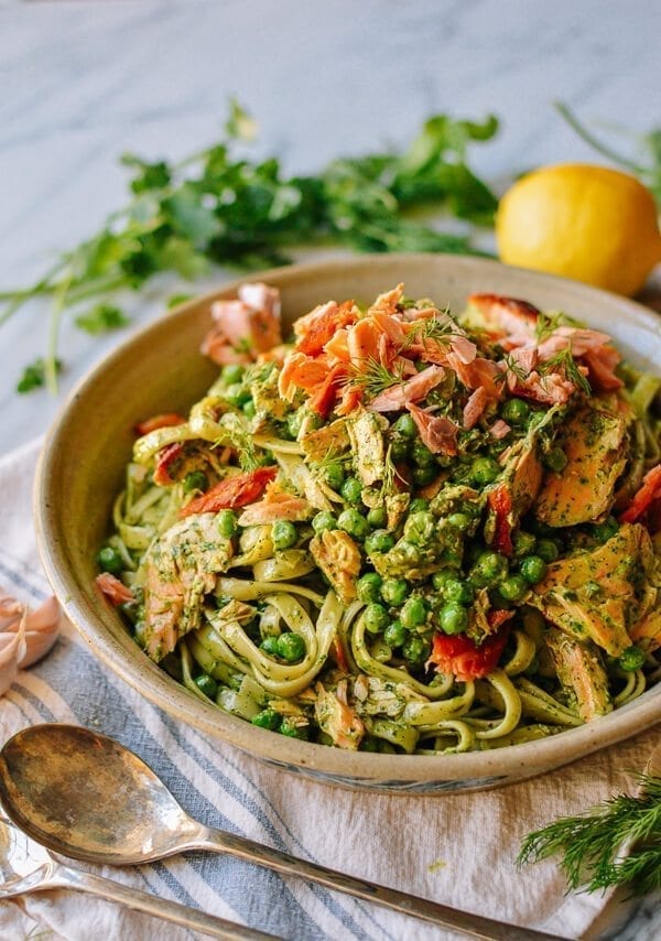 Salmon Pasta with Green Goddess Pesto, by bmeteor.aiodimecu.cf