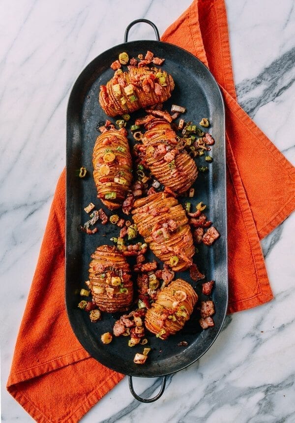 Crispy Hasselback Potatoes with Spicy Bacon Scallion Relish, by bmeteor.aiodimecu.cf