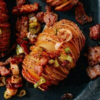 Crispy Hasselback Potatoes with Spicy Bacon Scallion Relish, by bmeteor.aiodimecu.cf