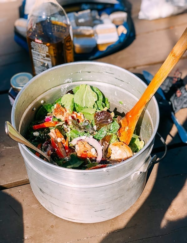 Spring Mix Salad with Goat Cheese and Seared Chicken, camping food, bmeteor.aiodimecu.cf