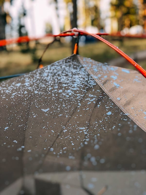 Frost on tent, bmeteor.aiodimecu.cf
