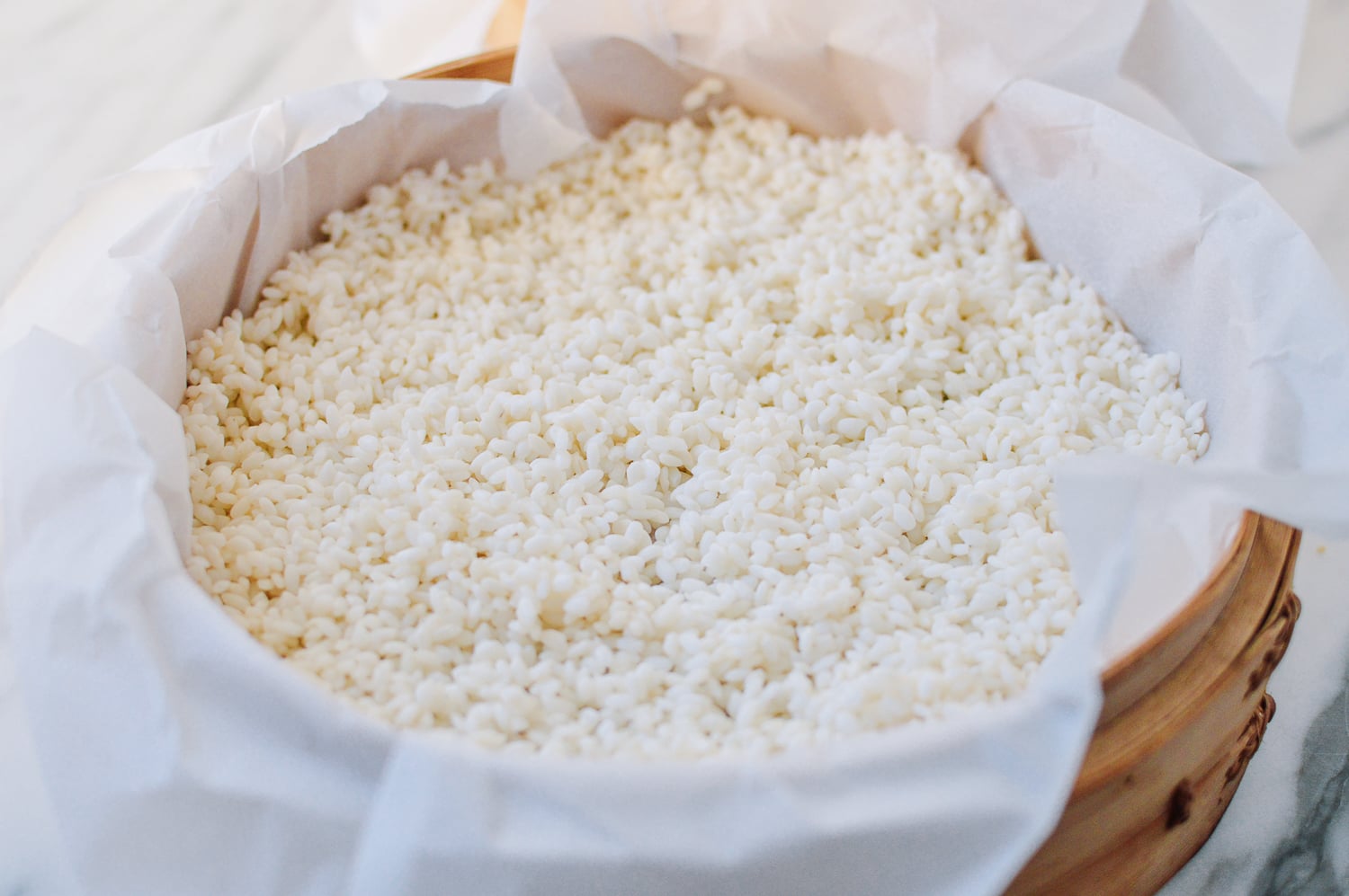 Soaked Glutinous Rice on Bamboo Steamer, bmeteor.aiodimecu.cf