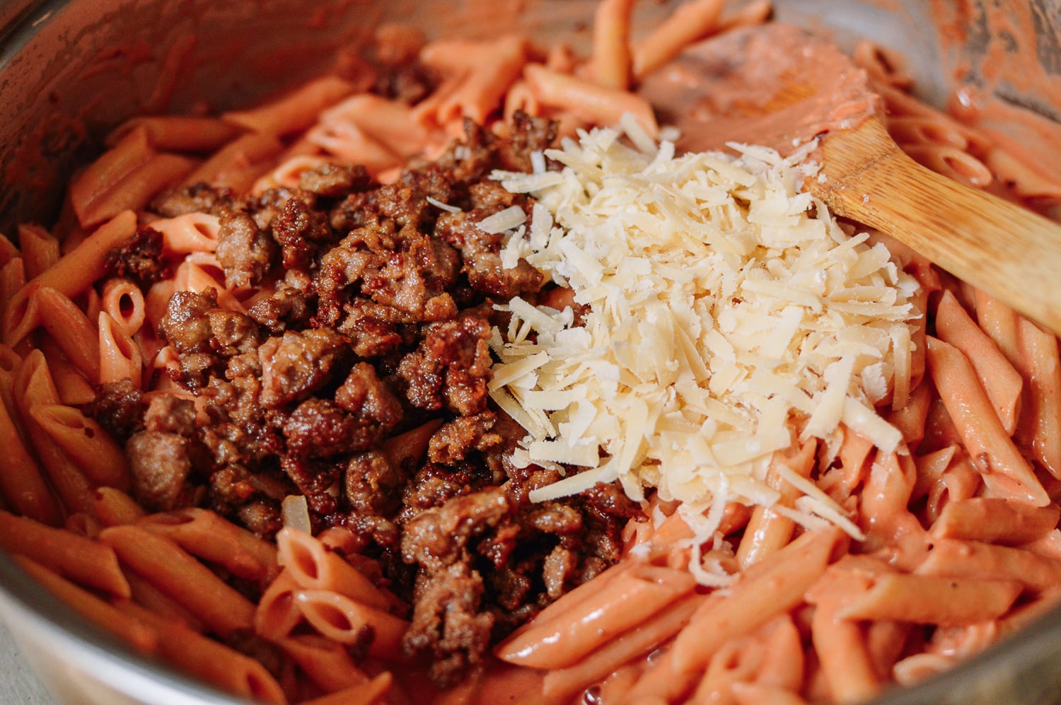 Penne with sausage and cheese, bmeteor.aiodimecu.cf