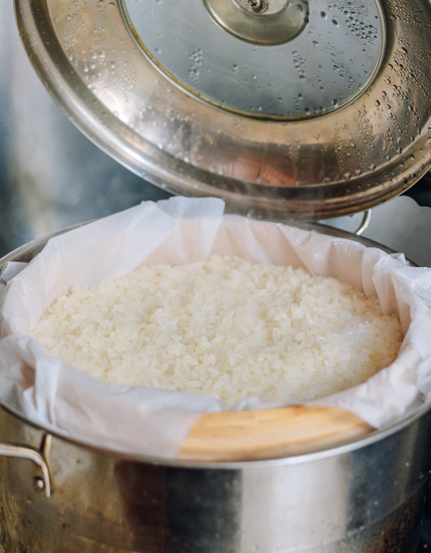 steamed sticky rice