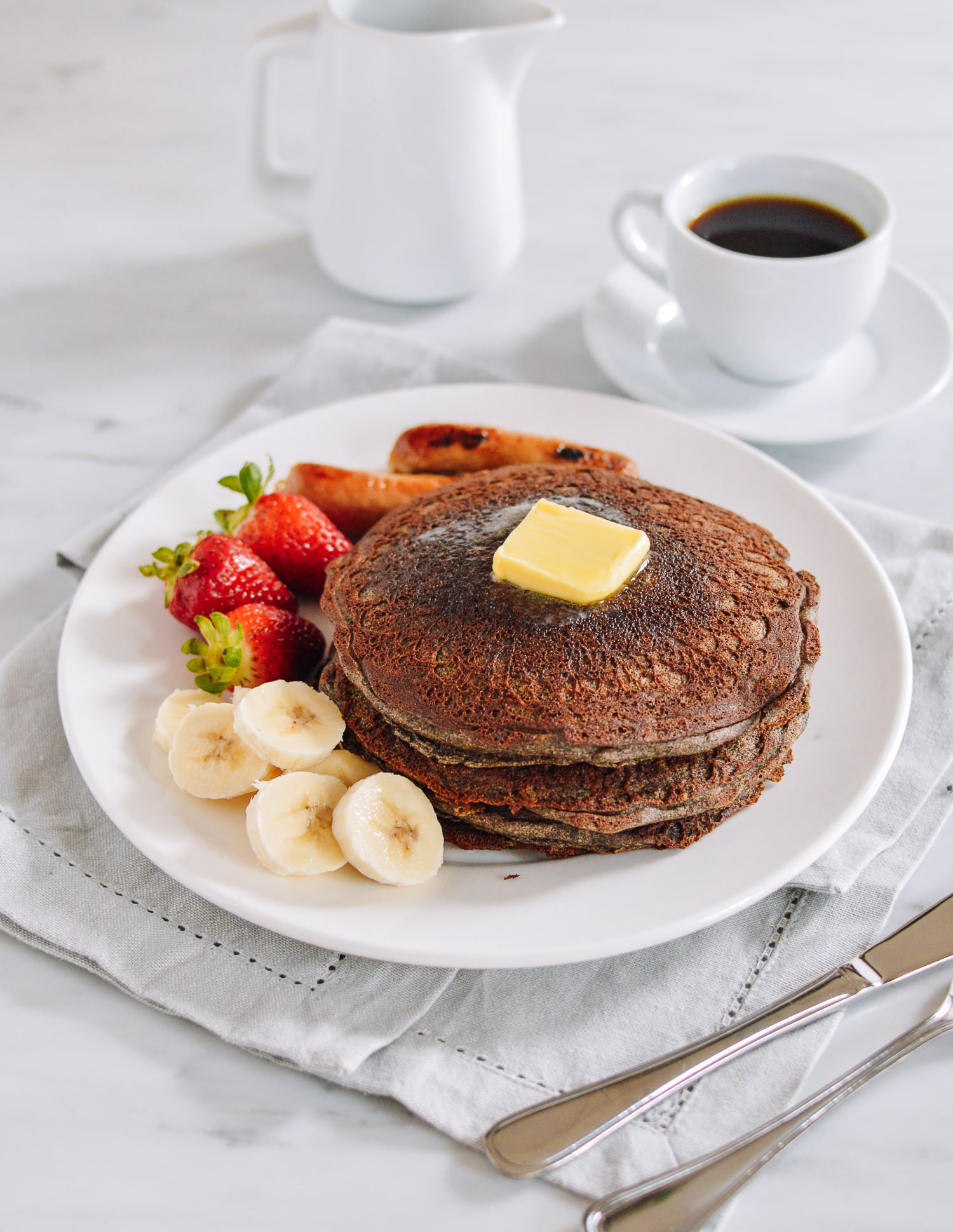 Stack of buckwheat pancakes with fruit, bmeteor.aiodimecu.cf