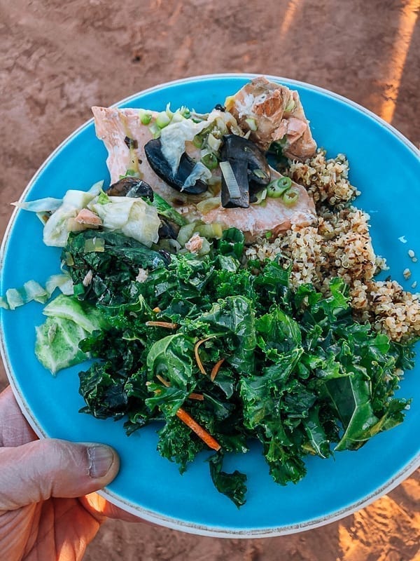 Salmon, quinoa, kale salad dinner at canyonlands by bmeteor.aiodimecu.cf