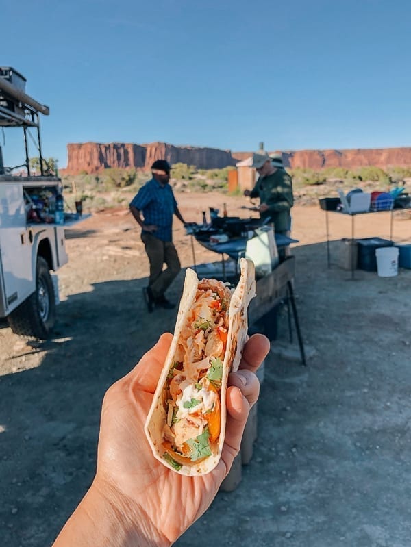 Chicken Quesadilla dinner at Murphy Hogback campground Canyonlands by bmeteor.aiodimecu.cf