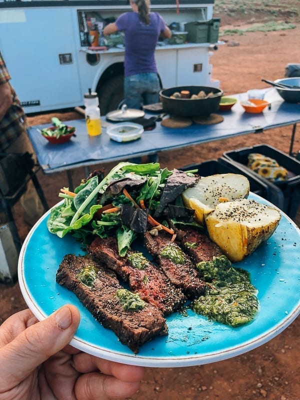 Steak Dinner at Airport Campground on White Rim trail by bmeteor.aiodimecu.cf