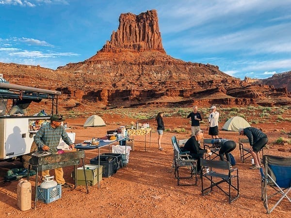Breakfast scene at Airport Campground on White Rim trail by bmeteor.aiodimecu.cf