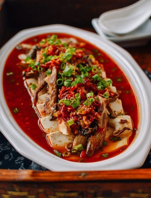 Spicy Hunan Steamed Tofu with Mushrooms and Salted Chilies, bmeteor.aiodimecu.cf
