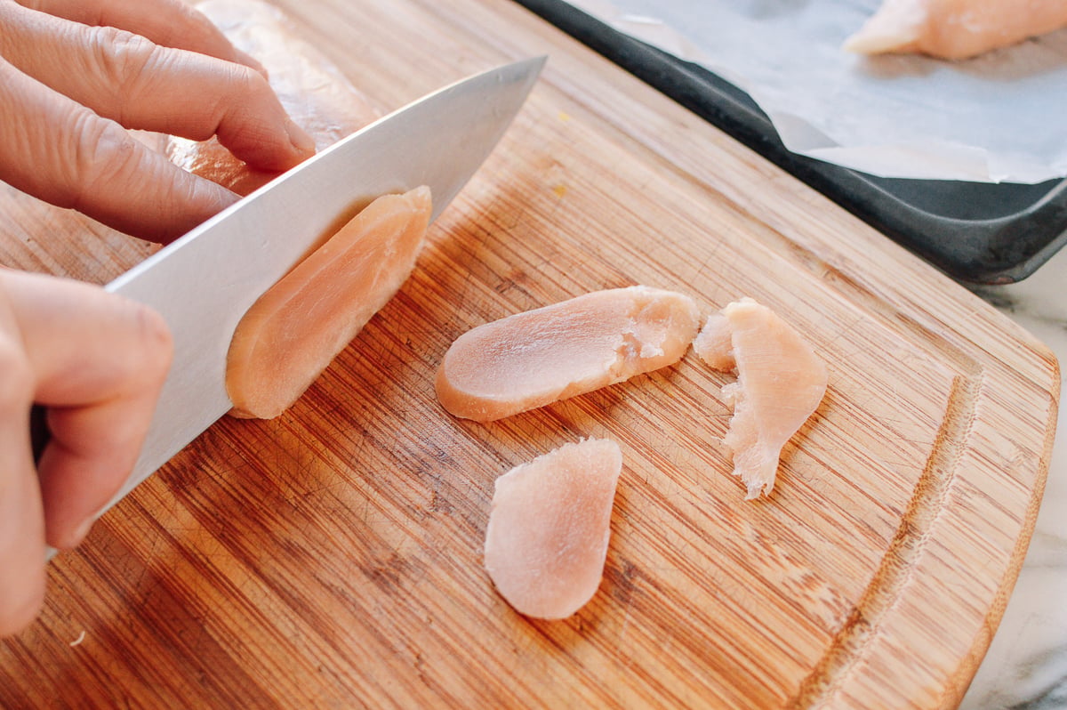 Slicing partially frozen chicken breast, bmeteor.aiodimecu.cf