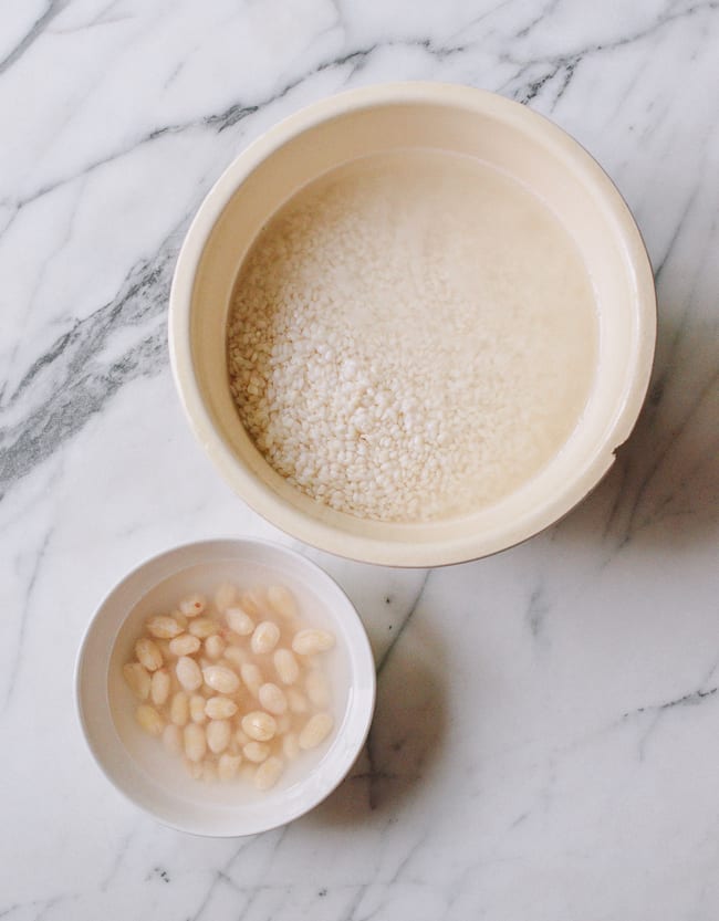 Soaking sticky rice and peanuts, bmeteor.aiodimecu.cf