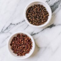 Red and Green Sichuan Peppercorns in small dishes, bmeteor.aiodimecu.cf