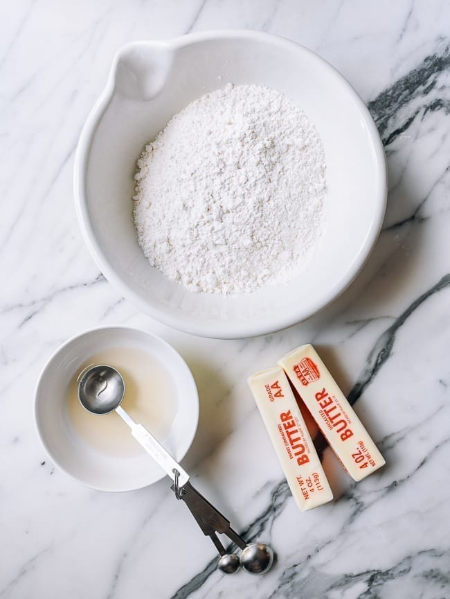 Water, salt, and sugar solution, flour, and butter, bmeteor.aiodimecu.cf