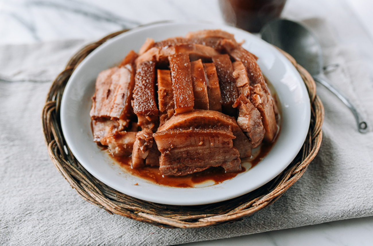 Dome of pork belly and taro